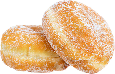 Zwei Krapfen